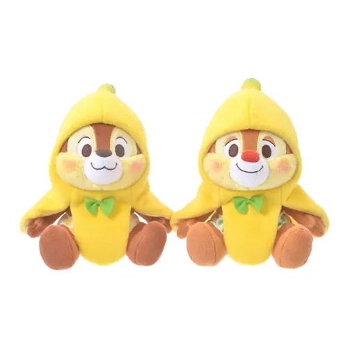 Disney Banana Disney Figure Print Chip 'N Dale Dolls Plush Doll 17cm Height