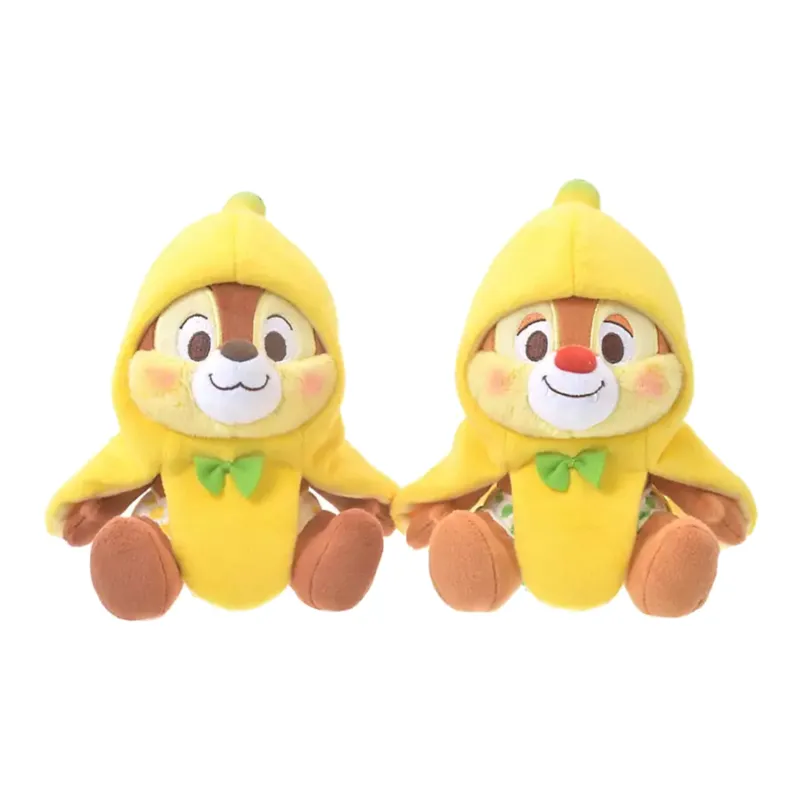 Disney Banana Disney Figure Print Chip 'N Dale Dolls Plush Doll 17cm Height-0