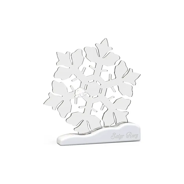 POP MART SATYR RORY Snowflake Storage Rack Not Included 13.7cm Badges-0