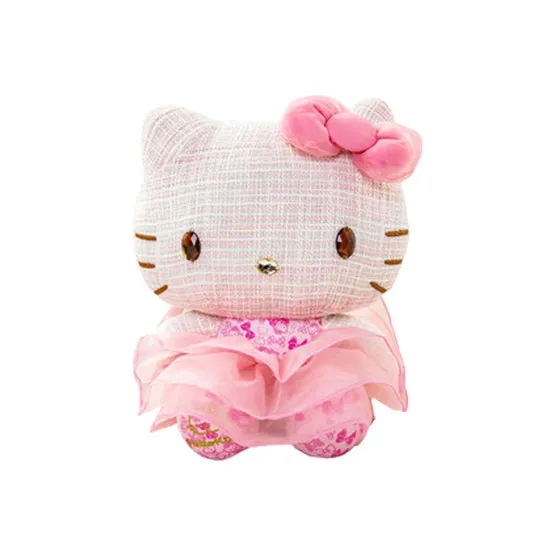 Hello Kitty Socialite Style Mesh Skirt Dolls Plush Doll 30cm Height-0