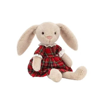 JELLYCAT Lottie Bunny Tartan Plush Toy