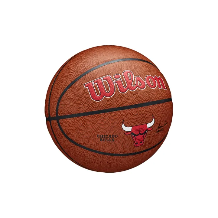 Wilson x NBA PU Basketball Brown Red Size 7 Ball Training-2