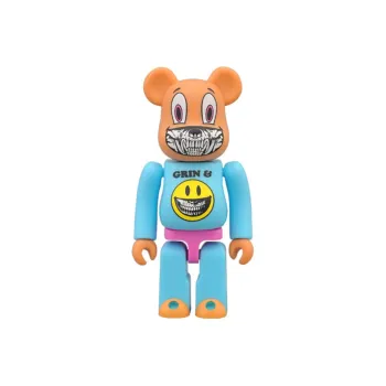 BE@RBRICK x Ron English BE@RBRICK Zac Pac Grin And Bear It Hang Tag Box 100%