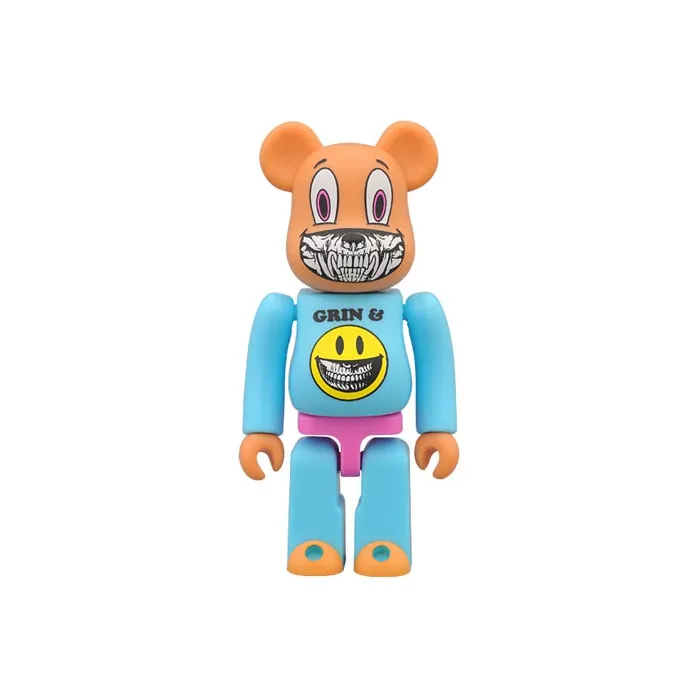BE@RBRICK x Ron English BE@RBRICK Zac Pac Grin And Bear It Hang Tag Box 100%-0