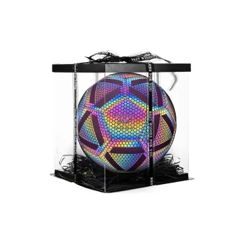 ProSelect Reflective Football Collection Size 5 Soccer PU Machine Stitched Soccer Ball Unisex Multicolor
