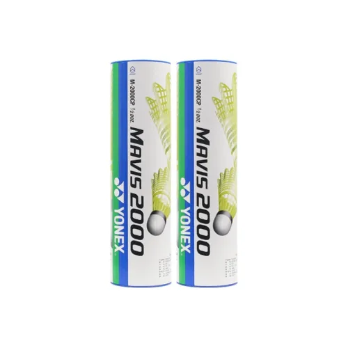YONEX Mavis Collection M 2000 Nylon Shuttlecock 6 Pack Nylon Everyday Shuttlecocks