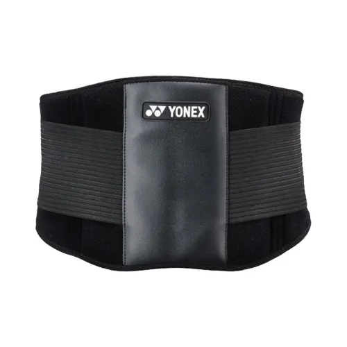 YONEX Back Support Braces Breathable Warm Protective Pressurized And Non-Slip Black Polyester Elastane Unisex