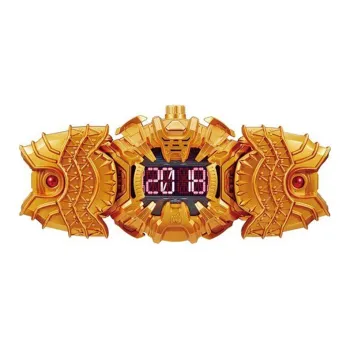 BANDAI Sizes DX Kamen Rider ZI O Seal Magic Time King Driver Large Golden Watch Model Accessories