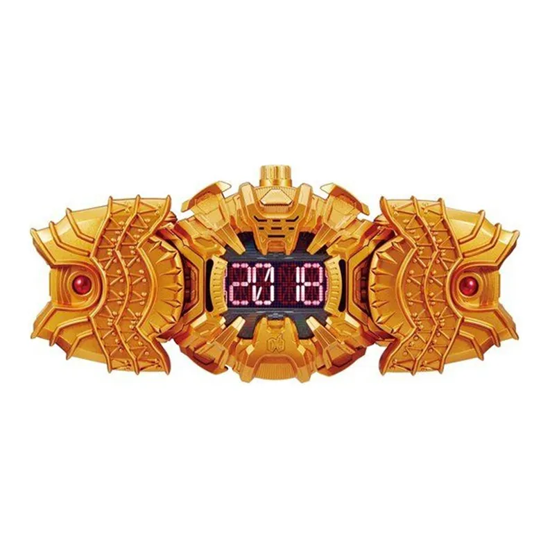 BANDAI Sizes DX Kamen Rider ZI O Seal Magic Time King Driver, Large Golden Watch Model Accessories-0