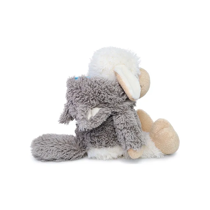 NICI Meow Sheep Collection Jolly Mah Wool Sheep, Gray White Dolls Plush Doll 35cm Height-4