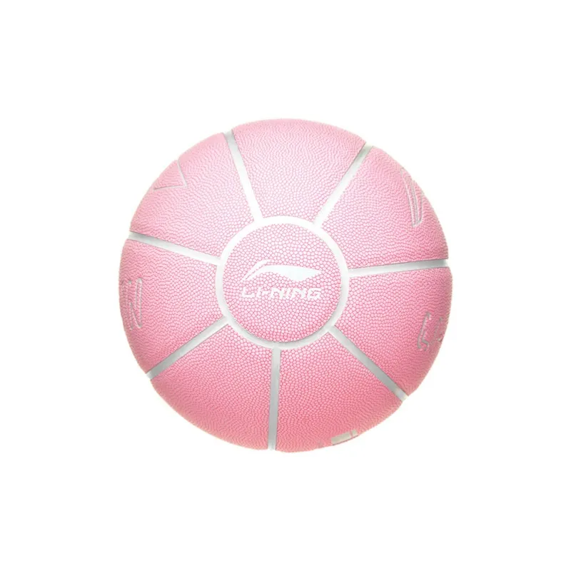 LiNing Badfive PU Basketball Pink Size 7 Glow In The Dark Unisex-4