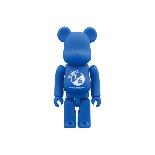 BE@RBRICK BE@RBRICK RUBBER COATING Blue Hang Tag Box 100%