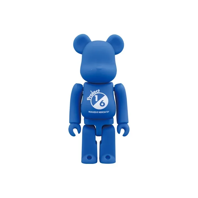 BE@RBRICK BE@RBRICK RUBBER COATING Blue Hang Tag Box 100%-0