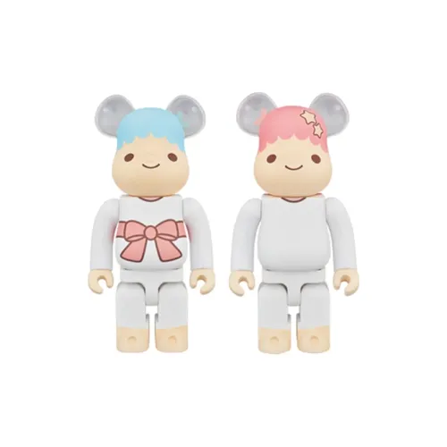 BE@RBRICK Little Twin Stars Kiki & Lara White