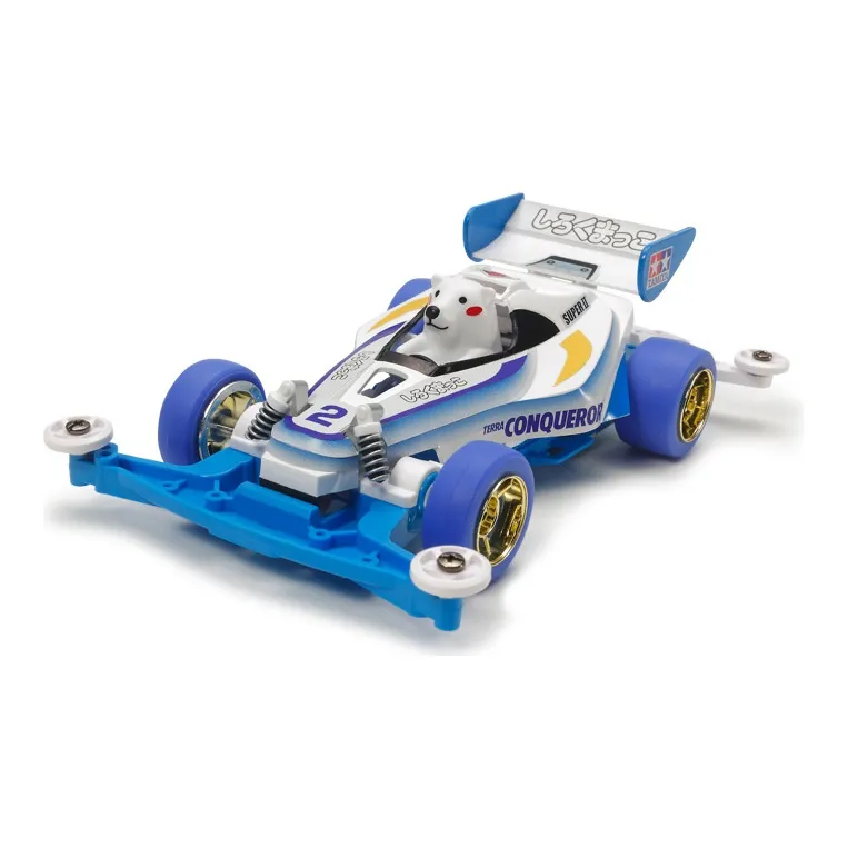 Tamiya Mini 4WD S2 Planning Edition Finished Product Car, Kumamon/Polar Bear/Panda Assembled Models-1