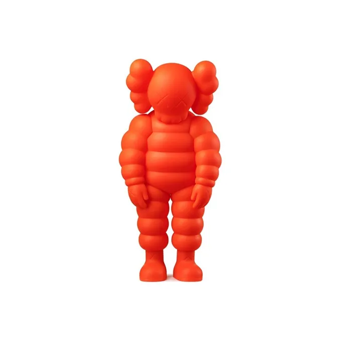 KAWS Figure Print TOKYO FIRST WHAT PARTY Orange Trendy Figures 29cm-0