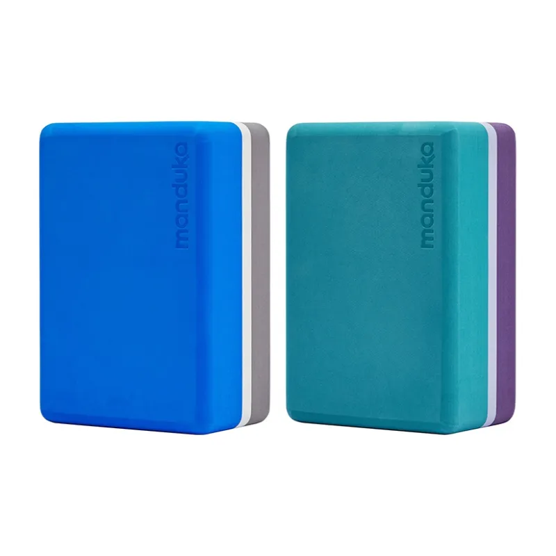 Manduka Manduka Align Collection Yoga Blocks EVA 10*15*23cm Blue Purple-2