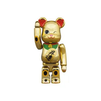 BE@RBRICK Maneki Neko Rising Fortune 2 Gold Plating 100