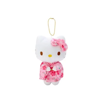 Sanrio Hello Kitty Hello Kitty Cherry Blossom Kimono Dolls Plush Doll 12cm High