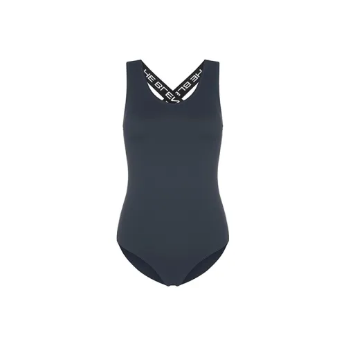 The Blender One-Piece Swimsuits Women's Dark Gray Blue