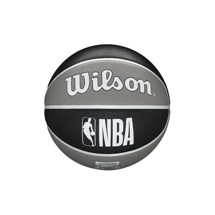 Wilson NBA Series Rubber Basketball Black Gray Color Size 7 Ball Training-1