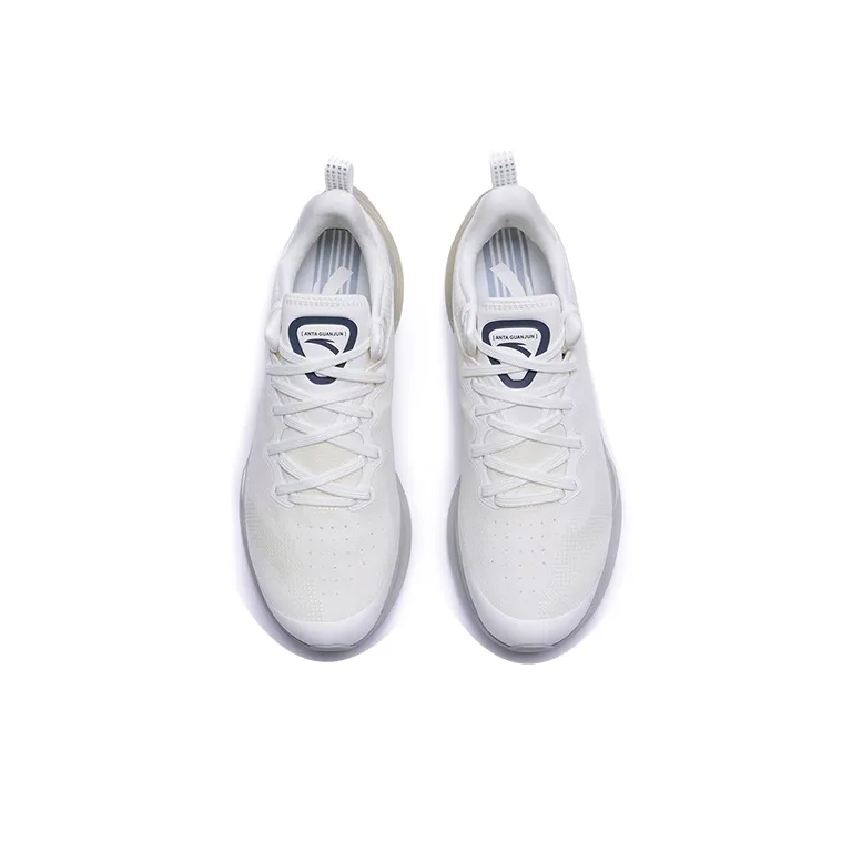 Anta Running Collection Nitrogen Technology Low Top Running Shoes Men's White-3