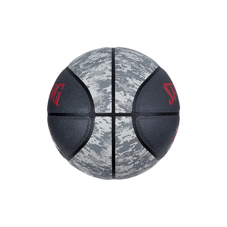 SPALDING PU Basketball Camouflage Gray Size 7 Training Unisex-2