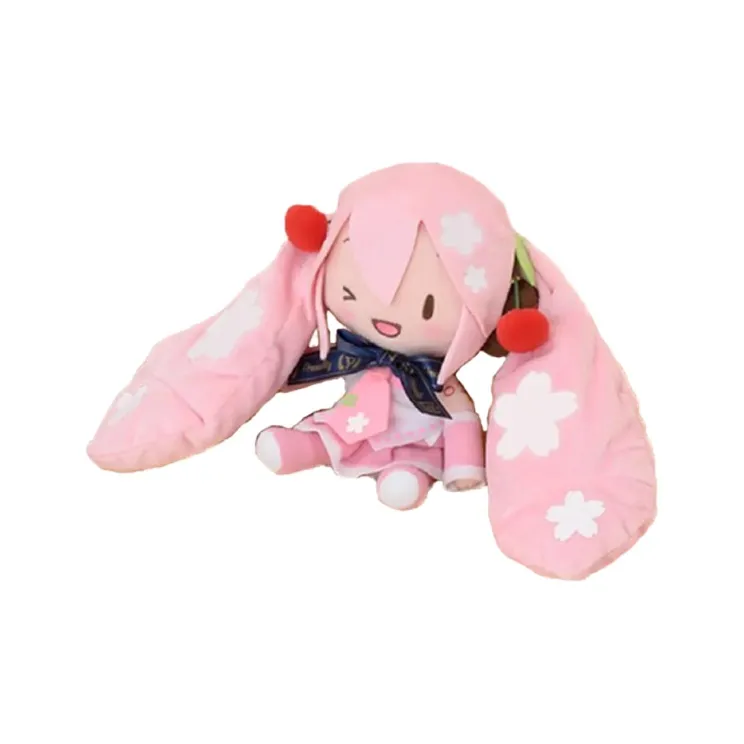 SEGA Hatsune Miku Preciality Collection Sakura Hatsune Dolls Plush Doll 13cm High-3