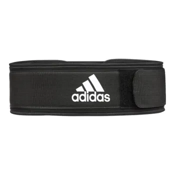 Adidas Back Support Braces Protective Compression Black Nylon Unisex