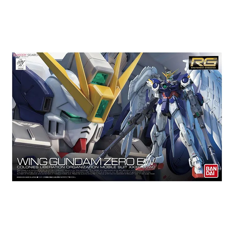 BANDAI RG 1 144 New Mobile Report Gundam Wing Gundam Zero 13cm Hobby Model-4