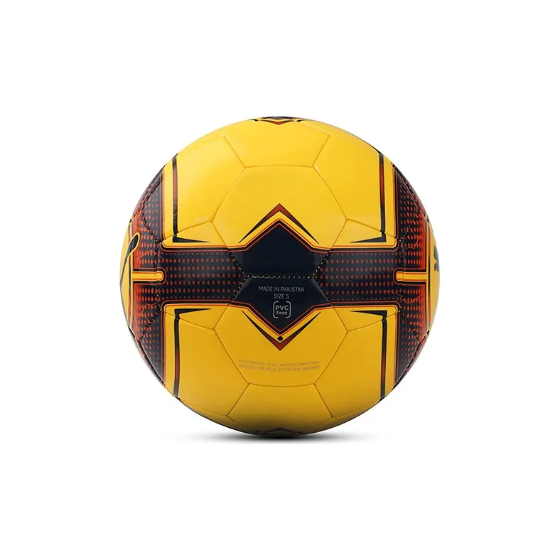 PUMA Size 5 Soccer TPU Machine Stitched Soccer Ball Unisex Yellow Orange Black-4
