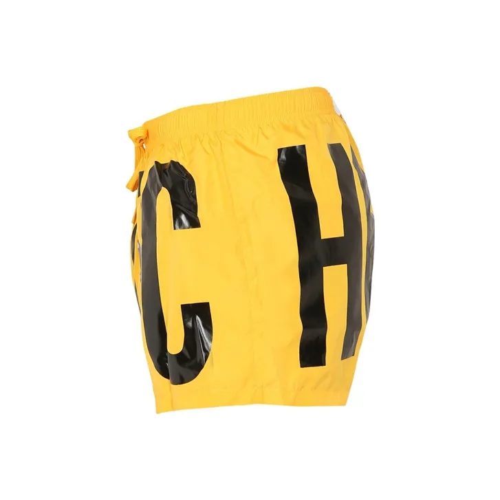 MOSCHINO Swimming Shorts Men Yellow-2