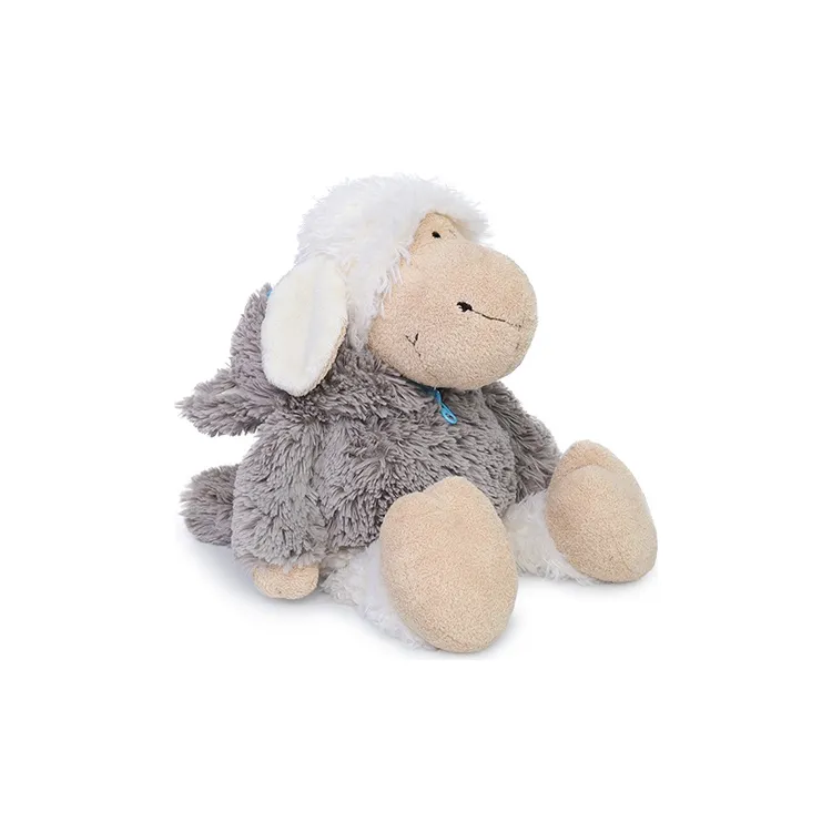 NICI Meow Sheep Collection Jolly Mah Wool Sheep, Gray White Dolls Plush Doll 35cm Height-3