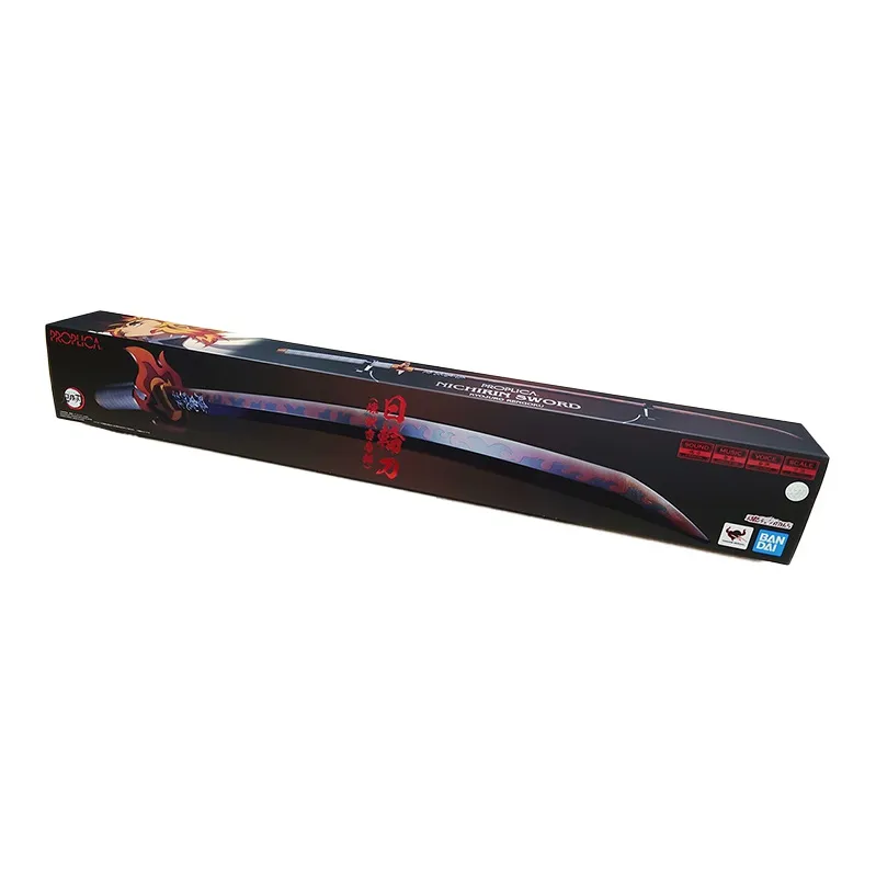 BANDAI Demon Slayer Kimetsu No Yaiba 1 Sunwheel Knife, Cast ABS Kyojuro Rengoku, Breath Of Flame Model Accessories-3