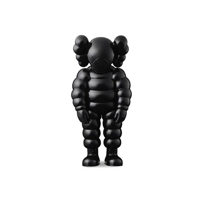 KAWS TOKYO FIRST WHAT PARTY CHUM Black Trendy Figures 29cm-0