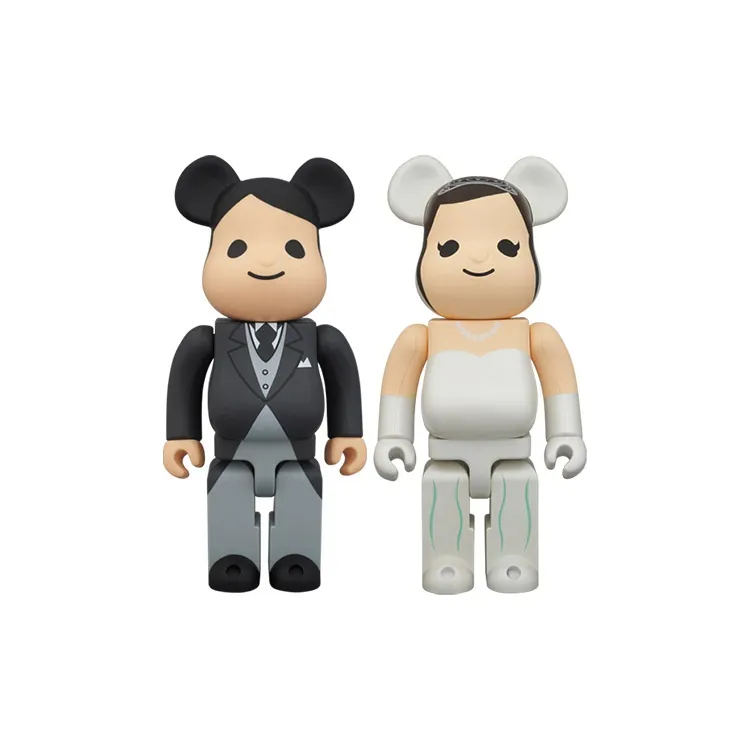 BE@RBRICK Greeting Marriage Of 2 Black/ White-1