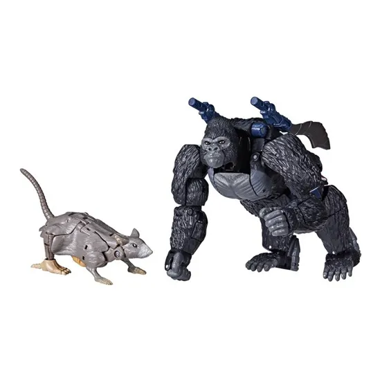 Hasbro Transformers Kingdom Collection V Optimus Primal & Rattrap Assembled Models-1