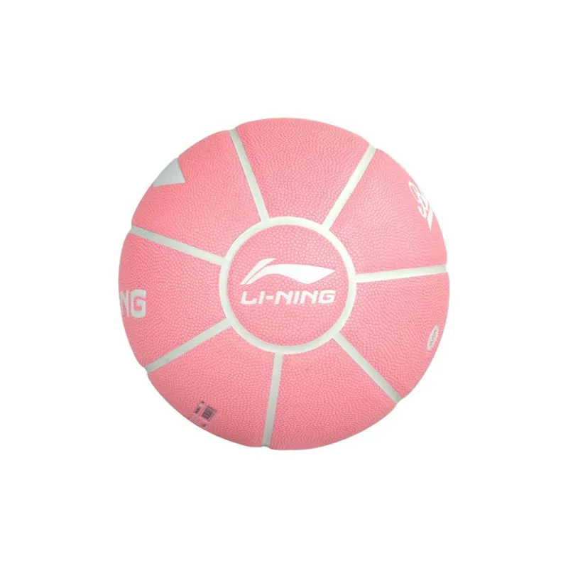 LiNing Badfive PU Basketball Pink Size 7 Training Unisex-3