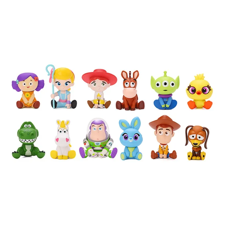 POP MART Toy Story Characters Toy Story 4 Sitting Collection Blind Box Products Whole Set 12 Pcs-1