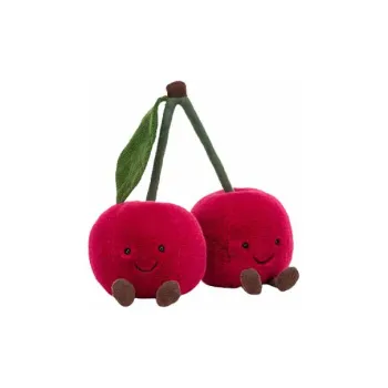 JELLYCAT Fun Plant Collection Fruit Cherry Dolls Plush Doll 22cm Height