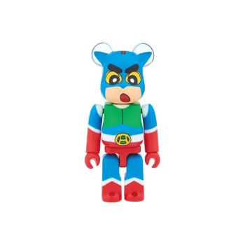 BE@RBRICK Action Masked Shin chan Blue