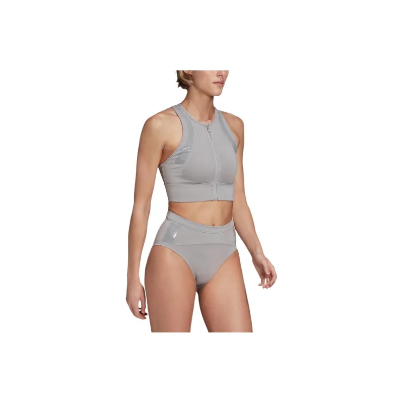Adidas Two Piece Swimsuits Women's Ice Gray-4