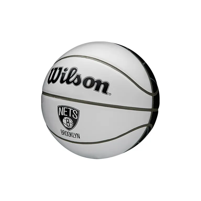 Wilson NBA PU Basketball Black White Size 5 Training Kids'-1