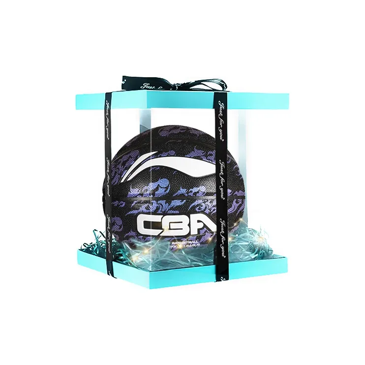 LiNing CBA Collection PU Basketball Purple Size 7 Training Match Unisex-5