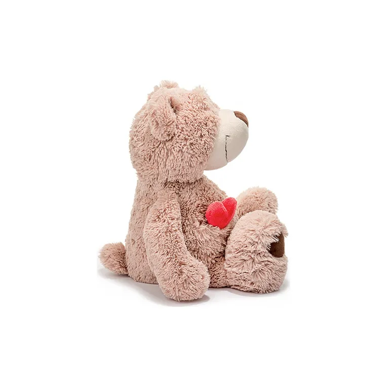 NICI Heart Bear Toto Healing Style/Accompaniment Dolls Plush Doll 35cm High-3