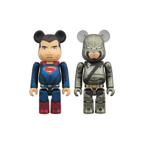 BE@RBRICK Superman & Batman Armored Ver. Multi
