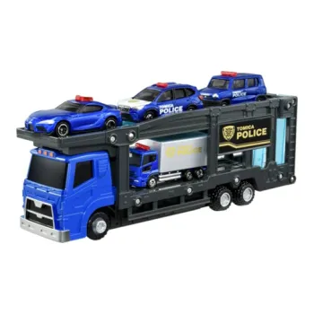 TAKARA TOMY Police Car Tow Truck Set Assembled Models
