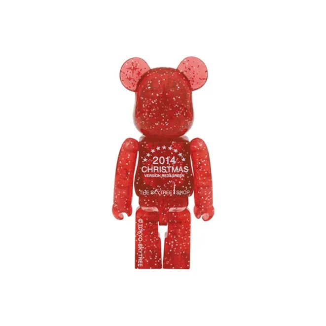 BE@RBRICK Tokyo Sky Tree Tokyo Skytree Christmas 2 Pack Set Red Green Hang Tag Box 100%-2