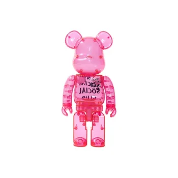 Bearbrick X Antisocial Social Club Pink