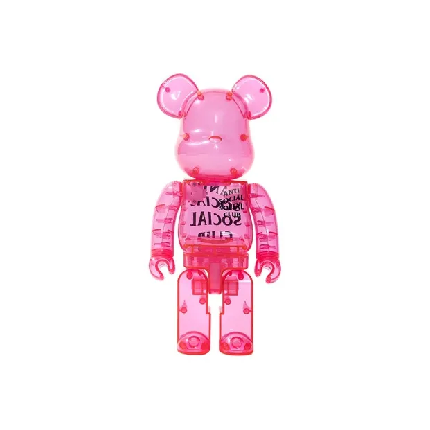 Bearbrick X Antisocial Social Club Pink-0